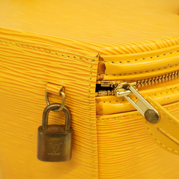 Auth Louis Vuitton Epi Cannes M48039 Women's Handbag Jaune - Picture 7 of 14